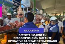 MOQUEGUA | DETECTAN CARNE EN DESCOMPOSICIÓN DURANTE OPERATIVO SANITARIO EN MERCADO CENTRAL DE MOQUEGUA.