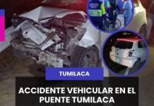 TORATA | ACCIDENTE VEHICULAR EN EL PUENTE TUMILACA.