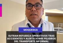 MOQUEGUA | SUTRAN REFUERZA OPERATIVOS TRAS ACCIDENTES Y ALERTA SOBRE PELIGROS DEL TRANSPORTE INFORMAL.