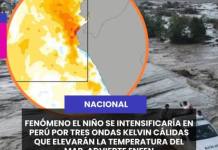 NACIONAL | FENÓMENO EL NIÑO SE INTENSIFICARÍA EN PERÚ POR TRES ONDAS KELVIN CÁLIDAS QUE ELEVARÁN LA TEMPERATURA DEL MAR, ADVIERTE ENFEN
