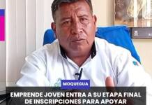 MOQUEGUA | EMPRENDE JOVEN ENTRA A SU ETAPA FINAL DE INSCRIPCIONES PARA APOYAR NEGOCIOS DE JÓVENES EN MARISCAL NIETO.