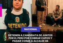 NACIONAL | DETIENEN A CANDIDATA DE JUNTOS POR EL PERÚ POR COBRAR CUPOS Y PAGAR COIMA A ALCALDE DE RENOVACIÓN POPULAR.