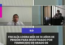 ILO | FISCALÍA LOGRA MÁS DE 14 AÑOS DE PRISIÓN.