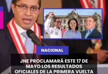 NACIONAL | JNE PROCLAMARÁ ESTE 17 DE MAYO LOS RESULTADOS OFICIALES DE LA PRIMERA VUELTA ELECTORAL.