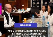 NACIONAL | PPK Y KEIKO FUJIMORI SE REÚNEN EN MEDIO DEL ESCENARIO ELECTORAL DE SEGUNDA VUELTA.