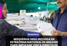 MOQUEGUA | MOQUEGUA SERÁ INCLUIDA EN ESTRATEGIA NACIONAL DE MIDAGRI PARA IMPULSAR VENTA DIRECTA DE ARROZ DE PRODUCTORES.