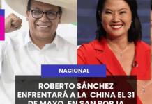 NACIONAL | ROBERTO SÁNCHEZ ENFRENTARÁ A LA CHINA EL 31 DE MAYO, EN SAN BORJA.