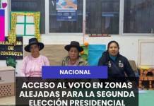 NACIONAL | ACCESO AL VOTO EN ZONAS ALEJADAS PARA LA SEGUNDA ELECCIÓN PRESIDENCIAL.