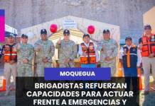 MOQUEGUA | BRIGADISTAS REFUERZAN CAPACIDADES PARA ACTUAR FRENTE A EMERGENCIAS Y DESASTRES NATURALES.