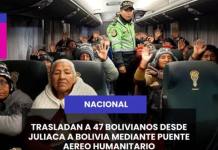 JULIACA | TRASLADAN A 47 BOLIVIANOS DESDE JULIACA A BOLIVIA MEDIANTE PUENTE AEREO HUMANITARIO.