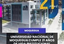 MOQUEGUA | UNIVERSIDAD NACIONAL DE MOQUEGUA CUMPLE 21 AÑOS DE VIDA INSTITUCIONAL.