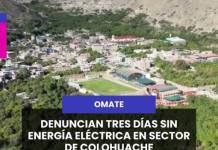 OMATE | DENUNCIAN TRES DÍAS SIN ENERGÍA ELÉCTRICA EN SECTOR DE COLOHUACHE.