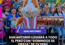 SAN ANTONIO | SAN ANTONIO LLEGARÁ A TODO EL PERÚ CON “DOMINGOS DE FIESTA” DE TV PERÚ.