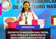 MOQUEGUA | DEPORTISTA MOQUEGUANA FRESIA VERA BRILLA EN CAMPEONATO IBEROAMERICANO MÁSTER DE ATLETISMO.