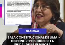 MOQUEGUA | SALA CONSTITUCIONAL DE LIMA DISPONE REPOSICIÓN DE LA FISCAL DELIA ESPINOZA.