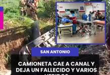 MOQUEGUA | ACCIDENTE EN EL VALLE DE SAN ANTONIO DEJA UNA PERSONA FALLECIDA Y VARIOS HERIDOS.