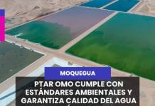 MOQUEGUA | PTAR OMO CUMPLE CON ESTÁNDARES AMBIENTALES Y GARANTIZA CALIDAD DEL AGUA DEL RÍO OSMORE.