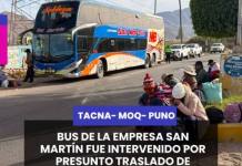 NACIONAL | BUS DE LA EMPRESA SAN MARTÍN FUE INTERVENIDO POR PRESUNTO TRASLADO DE DROGA.