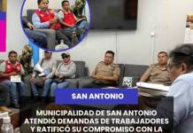 SAN ANTONIO | MUNICIPALIDAD DE SAN ANTONIO ATENDIÓ DEMANDAS DE TRABAJADORES Y RATIFICÓ SU COMPROMISO CON LA GENERACIÓN DE EMPLEO.