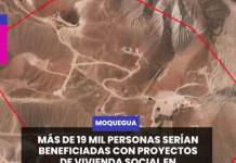 MOQUEGUA | MÁS DE 19 MIL PERSONAS SERÍAN BENEFICIADAS CON PROYECTOS DE VIVIENDA SOCIAL EN MOQUEGUA.