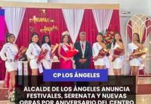MOQUEGUA | ALCALDE DE LOS ÁNGELES ANUNCIA FESTIVALES, SERENATA Y NUEVAS OBRAS POR ANIVERSARIO DEL CENTRO POBLADO