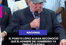 NACIONAL | EL PORKYS LÓPEZ ALIAGA RECONOCIÓ QUE EL HOMBRE DEL SOMBRERO YA EMPATÓ A KEIKO.