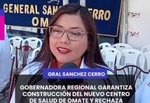MOQUEGUA | GOBERNADORA REGIONAL GARANTIZA CONSTRUCCIÓN DEL NUEVO CENTRO DE SALUD DE OMATE Y RECHAZA “INFORMACIÓN TENDENCIOSA”.
