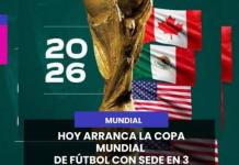 MUNDO | HOY ARRANCA LA COPA MUNDIAL DE FÚTBOL CON SEDE EN 3 PAÍSES.