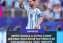 DEPORTES | MESSI IGUALA A KLOSE COMO MÁXIMO GOLEADOR HISTÓRICO DE LOS MUNDIALES TRAS TRIPLETE ANTE ARGELIA.