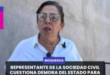MOQUEGUA | REPRESENTANTE DE LA SOCIEDAD CIVIL CUESTIONA DEMORA DEL ESTADO PARA ATENDER EMERGENCIA DEL CORALAQUE.