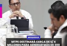 MOQUEGUA | MTPE DESTINARÁ CERCA DE S/ 4 MILLONES PARA GENERAR MÁS DE 300 EMPLEOS TEMPORALES EN MOQUEGUA.