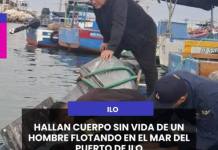 ILO | HALLAN CUERPO SIN VIDA DE UN HOMBRE FLOTANDO EN EL MAR DEL PUERTO DE ILO.