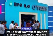 ILO | EPS ILO RESTRINGE TEMPORALMENTE EL SERVICIO DE AGUA POTABLE POR PROTESTAS EN ITE.