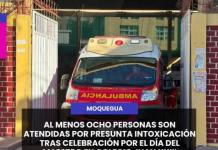 MOQUEGUA | AL MENOS OCHO PERSONAS SON ATENDIDAS POR PRESUNTA INTOXICACIÓN TRAS CELEBRACIÓN POR EL DÍA DEL MAESTRO EN COLEGIO JUAN XXIII.