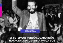 MOQUEGUA | EL SUTEP QUE FUNDÓ EL CARUMEÑO HORACIO DEJÓ DE SER LA ÚNICA VOZ GREMIAL DEL PAÍS.