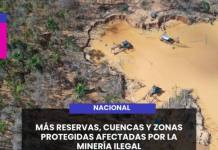 NACIONAL | MÁS RESERVAS, CUENCAS Y ZONAS PROTEGIDAS AFECTADAS POR LA MINERÍA ILEGAL.