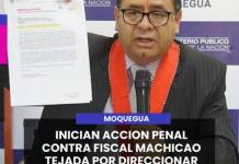 MOQUEGUA | FISCAL DE LA NACIÓN AUTORIZA QUE FISCALÍA SUPREMA ANTICORRUPCIÓN PROCESE PENALMENTE A FISCAL SUPERIOR DE MOQUEGUA JUAN JOSÉ MACHICAO TEJADA POR DIRECCIONAR CONVOCATORIA DE TRABAJO EN EL AÑO 2017.