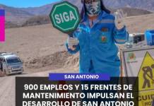 SAN ANTONIO | 900 EMPLEOS Y 15 FRENTES DE MANTENIMIENTO IMPULSAN EL DESARROLLO DE SAN ANTONIO.