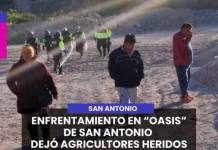 MOQUEGUA | ENFRENTAMIENTO EN “OASIS” DE SAN ANTONIO DEJÓ AGRICULTORES HERIDOS Y 24 DETENIDOS.