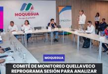 MOQUEGUA | COMITÉ DE MONITOREO QUELLAVECO REPROGRAMA SESIÓN PARA ANALIZAR PROYECTO DE ALMACENAMIENTO DE AGUA EN EL RÍO ASANA.