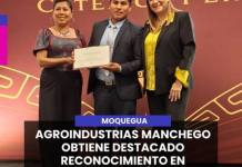 MOQUEGUA | AGROINDUSTRIAS MANCHEGO OBTIENE DESTACADO RECONOCIMIENTO EN CATEMOS PERÚ 2026.