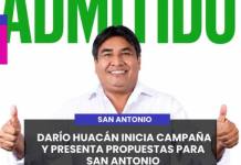 SAN ANTONIO | DARÍO HUACÁN INICIA CAMPAÑA Y PRESENTA PROPUESTAS PARA SAN ANTONIO.