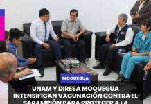 MOQUEGUA | UNAM Y DIRESA MOQUEGUA INTENSIFICAN VACUNACIÓN CONTRA EL SARAMPIÓN PARA PROTEGER A LA COMUNIDAD UNIVERSITARIA.