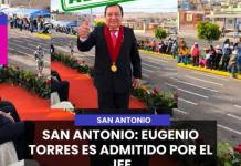 SAN ANTONIO| EUGENIO TORRES ES ADMITIDO POR EL JEE.