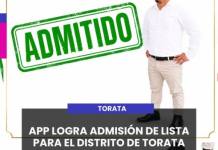 TORATA | APP LOGRA ADMISIÓN DE LISTA PARA EL DISTRITO DE TORATA.