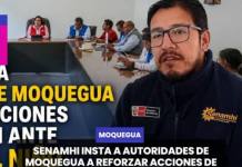 MOQUEGUA | SENAMHI INSTA A AUTORIDADES DE MOQUEGUA A REFORZAR ACCIONES DE PREVENCIÓN ANTE FENÓMENO EL NIÑO.