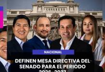 NACIONAL | DEFINEN MESA DIRECTIVA DEL SENADO PARA EL PERIODO 2026-2027.