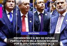NACIONAL | PRESIDENTES Y EL REY DE ESPAÑA PARTICIPARON EN LA SESIÓN SOLEMNE POR EL 205.º ANIVERSARIO DE LA INDEPENDENCIA DEL PERÚ.