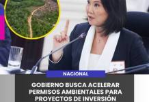 NACIONAL | GOBIERNO BUSCA ACELERAR PERMISOS AMBIENTALES PARA PROYECTOS DE INVERSIÓN.