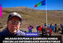 MOQUEGUA | HELADAS GOLPEAN A QUEBRADA HONDA: CRECEN LAS ENFERMEDADES RESPIRATORIAS Y LAS PÉRDIDAS DE GANADO.